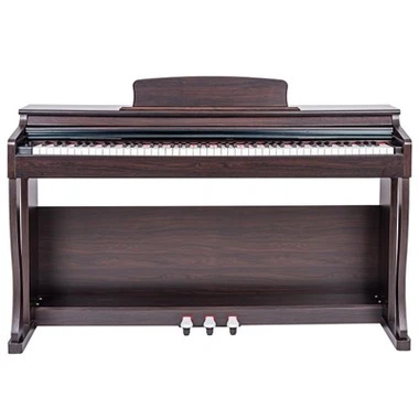 Black and White Upright Digital Piano